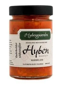 Hybenmarmelade - Uden Tilsat Sukker - 350 Gr.
