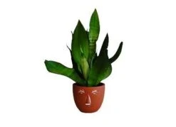 Skjuler Med Ansigt Str. D:12,5 X H:10,5 Cm - Brun