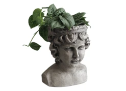 Skjuler Ansigt- Og Hoved Figur - 21x18x25 Cm.