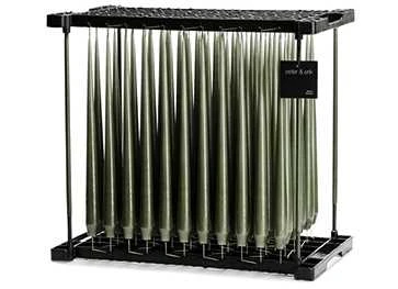 Stagelys Olivengrøn 42 Cm 3 Stagelys Olivengrøn 42 Cm