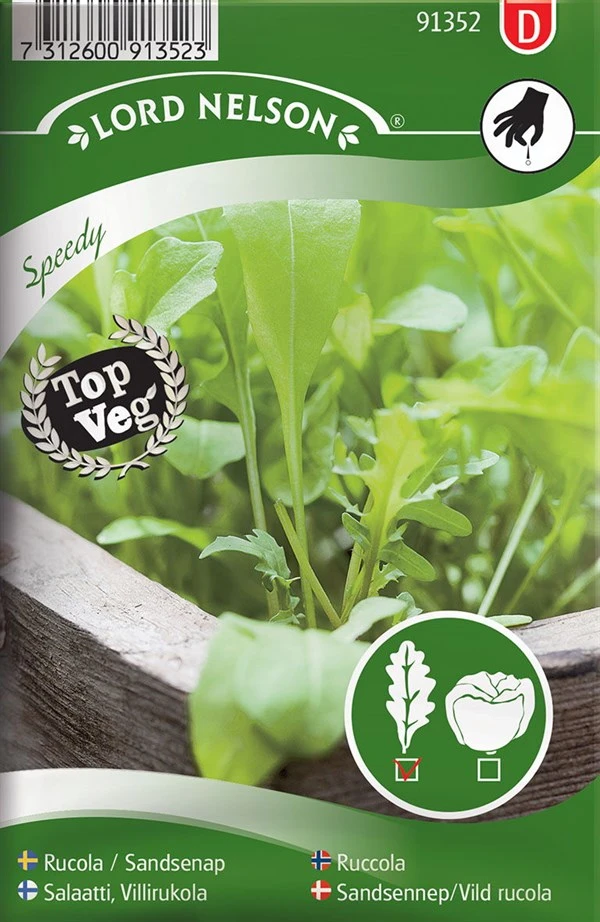 Salatsennep, Rucola 3 Salatsennep, Rucola